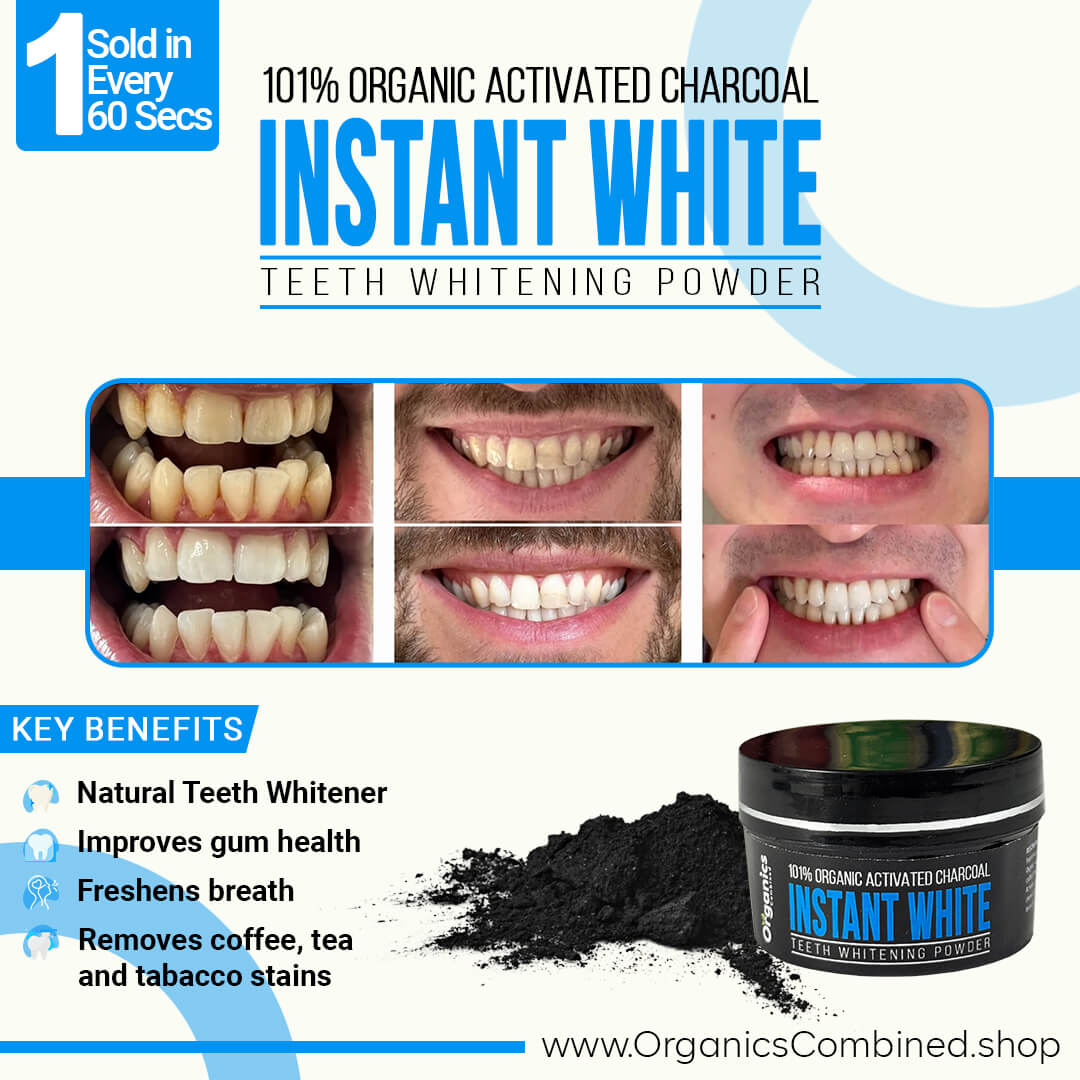 Instant White Teeth Whitening Powder