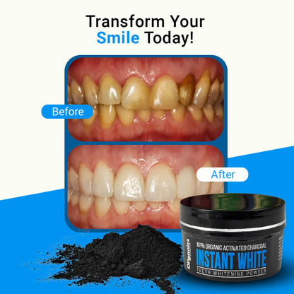 Instant White Teeth Whitening Powder