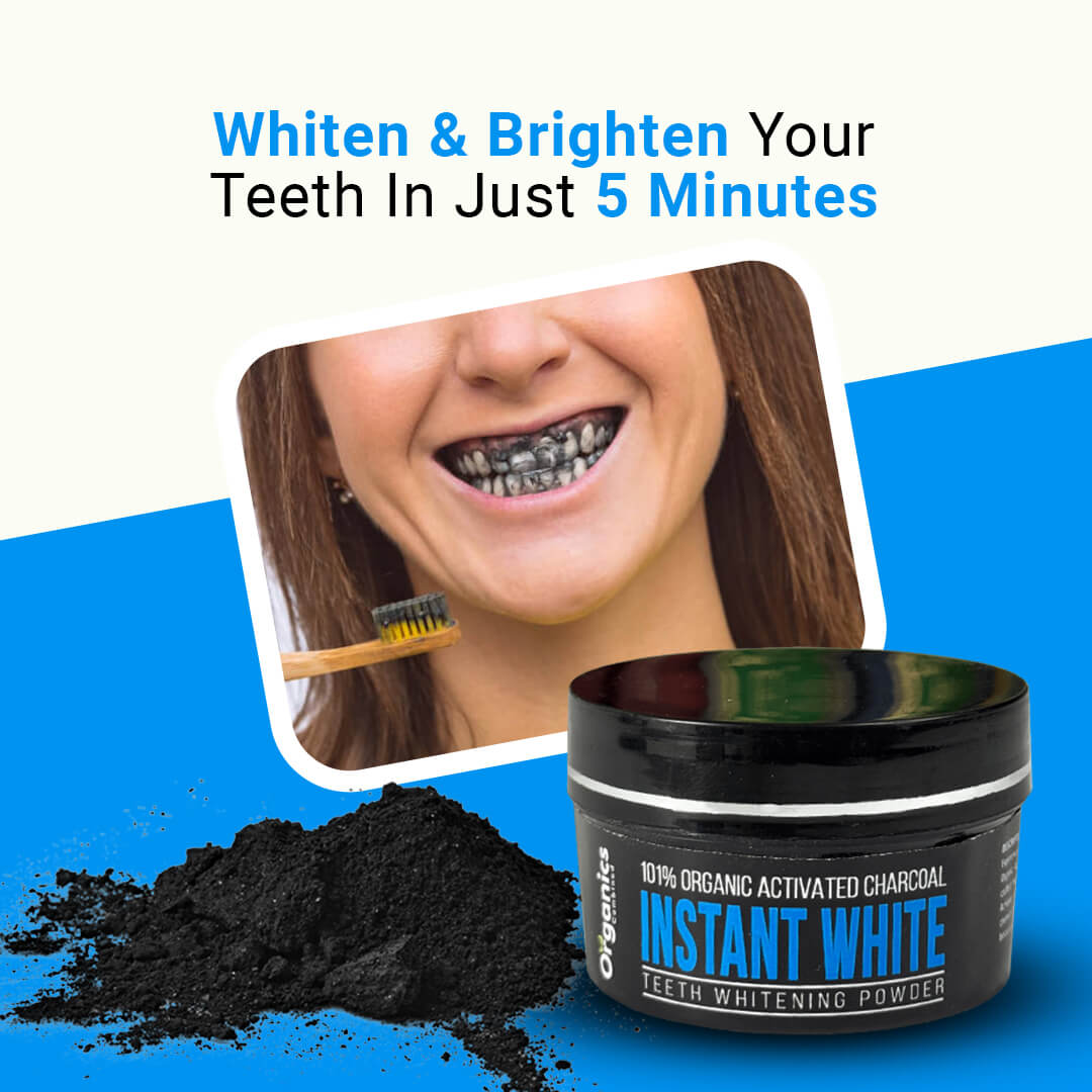 Instant White Teeth Whitening Powder