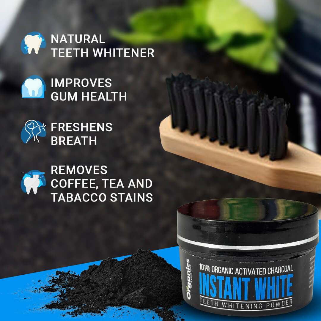 Instant White Teeth Whitening Powder