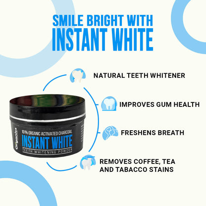 Instant White Teeth Whitening Powder